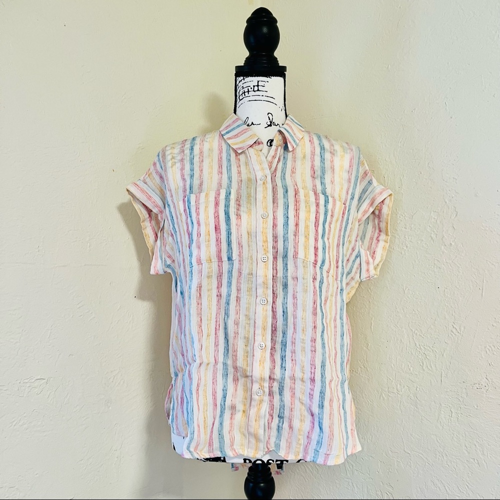 LUCKY BRAND BUTTON DOWN SHIRT SMALL